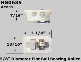 HS0635 - Horizontal Sliding Window Rollers And Guides                 