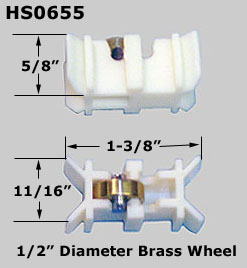 HS0655 - Horizontal Sliding Window Rollers And Guides                 