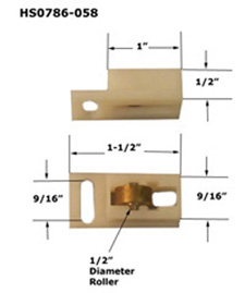 HS0786 - Horizontal Sliding Window Rollers and Guides                 