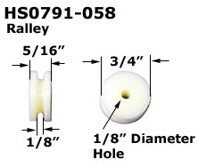 HS0791 - Horizontal Sliding Window Rollers And Guides                 