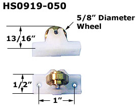 HS0919 - Horizontal Sliding Window Rollers And Guides                 