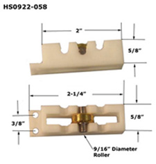 HS0922 - Horizontal Sliding Window Rollers And Guides                 