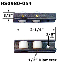 HS0980 - Horizontal Sliding Window Rollers And Guides                 