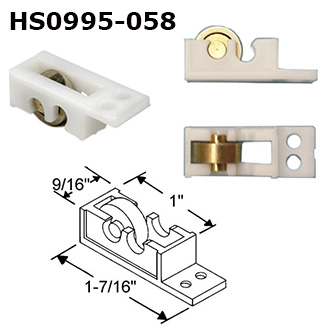 HS0995 - Horizontal Sliding Window Rollers and Guides                 