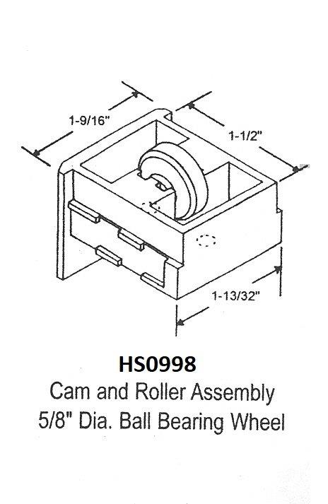 HS0998 - Horizontal Sliding Window Rollers and Guides                 