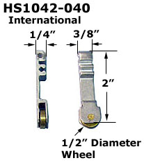 HS1042 - Horizontal Sliding Window Rollers And Guides                 