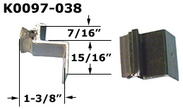 K0097 - Patio Glass Door Keepers                                      