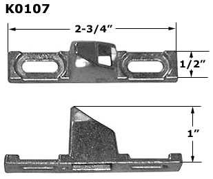 K0107 - Patio Glass Door Keepers                                      