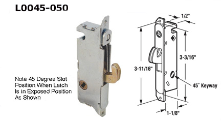 L0045 - Patio Glass Door Locks & Accessories                          