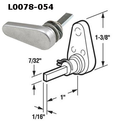 L0078 - Patio Glass Door Locks & Accessories                          