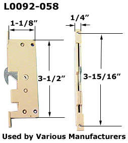 L0092 - Patio Screen Door Handles & Pulls                             