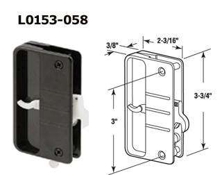 L0153 - Patio Screen Door Handles & Pulls                             