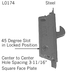 L0174 - Patio Glass Door Locks & Accessories                          