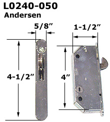 L0240 - Patio Glass Door Locks & Accessories                          