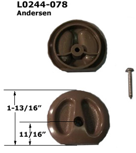 L0244 - Patio Screen Door Handles & Pulls                             