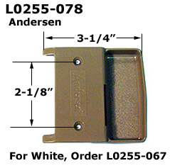 L0255 - Patio Screen Door Handles & Pulls                             