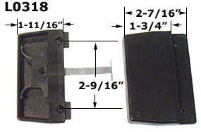 L0318 - Patio Screen Door Handles & Pulls                             