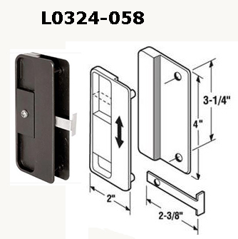 L0324 - Patio Screen Door Handles & Pulls                             