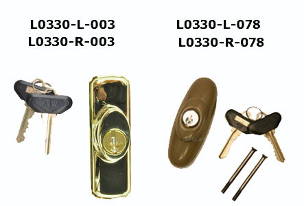 L0330 - Patio Glass Door Locks & Accessories                          