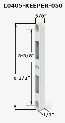 L0405K - Patio Glass Door Locks & Accessories                         