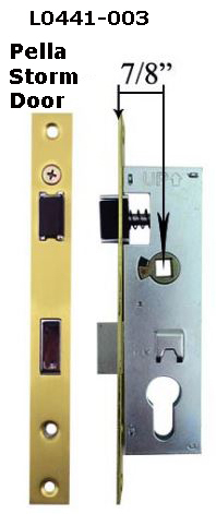 L0441 - Patio Glass Door Locks, Storm Door, Screen Door, Pella        