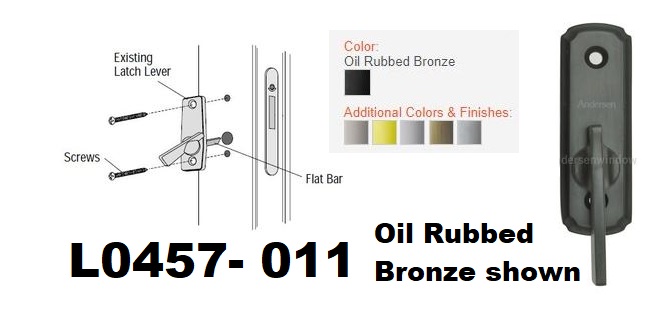 L0457 - Patio Door Latch                                              