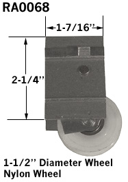 RA0068 - Patio Glass Door Roller Assemblies                           