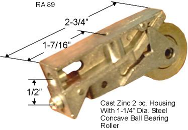 RA0089 - Patio Glass Door Roller Assemblies                           