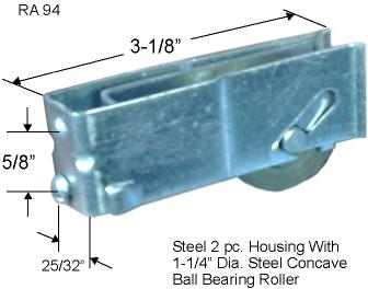 RA0094 - Patio Glass Door Roller Assemblies                           