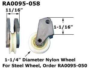 RA0095 - Patio Glass Door Roller Assemblies                           