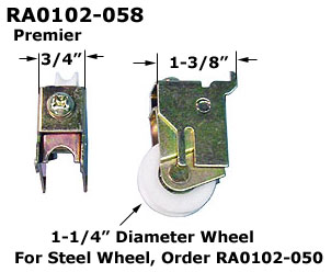 RA0102 - Patio Glass Door Roller Assemblies                           