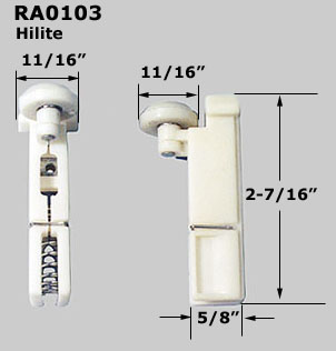 RA0103 - Patio Screen Door Rollers & Guides                           