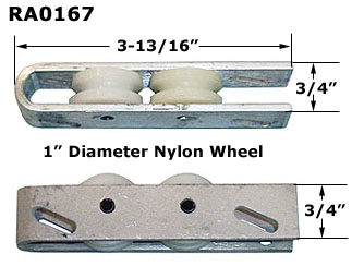 RA0167 - Patio Glass Door Roller Assemblies                           