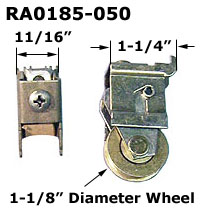 RA0185 - Patio Glass Door Roller Assemblies                           