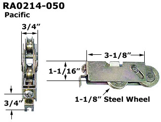 RA0214 - Patio Glass Door Roller Assemblies                           