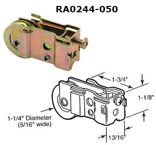 RA0244 - Patio Glass Door Roller Assemblies                           