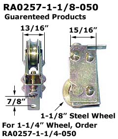 RA0257-1-1/8 - Patio Glass Door Roller Assemblies                     