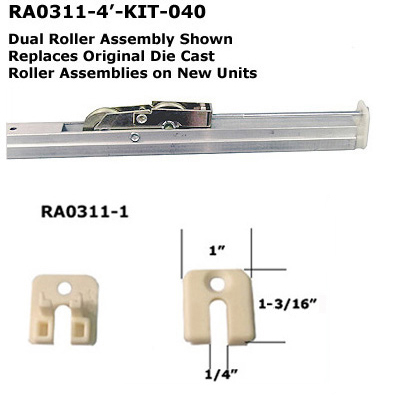 RA0311 - Patio Glass Door Roller Assemblies                           