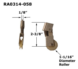 RA0314 - Patio Glass Door Roller Assemblies                           