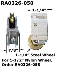 RA0326-050 - Patio Glass Door Roller Assemblies                       