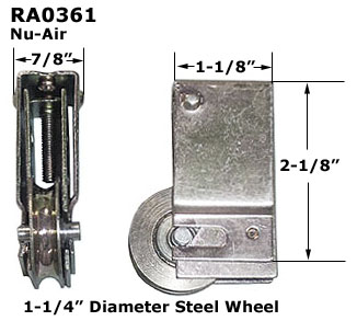 RA0361 - Patio Glass Door Roller Assemblies                           