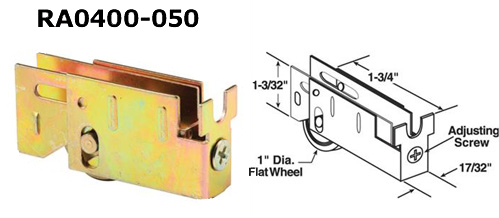 RA0400 - Patio Glass Door Roller Assemblies                           