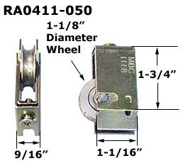 RA0411 - Patio Glass Door Roller Assemblies                           