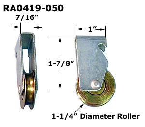 RA0419 - Patio Glass Door Roller Assemblies                           