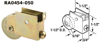 RA0454 - Patio Glass Door Roller Assemblies                           