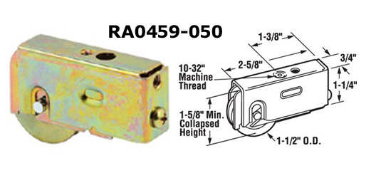 RA0459 - Patio Glass Door Roller Assemblies                           