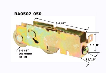 RA0502 - Patio Glass Door Roller Assemblies                           