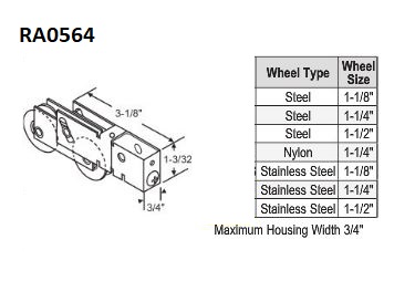 RA0564 - Tandem Roller Assembly                                       