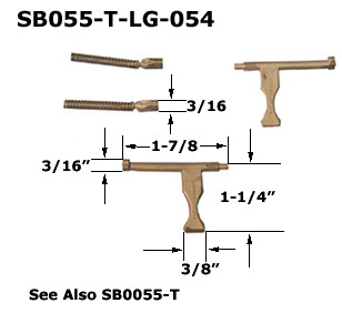 SB0055-T-LG - Slide Bolts                                             