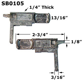 SB0105 - Slide Bolts                                                  